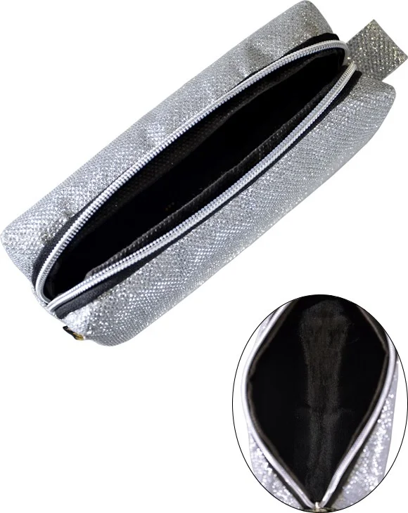 Yuga Makeup Bag Silvery Silver