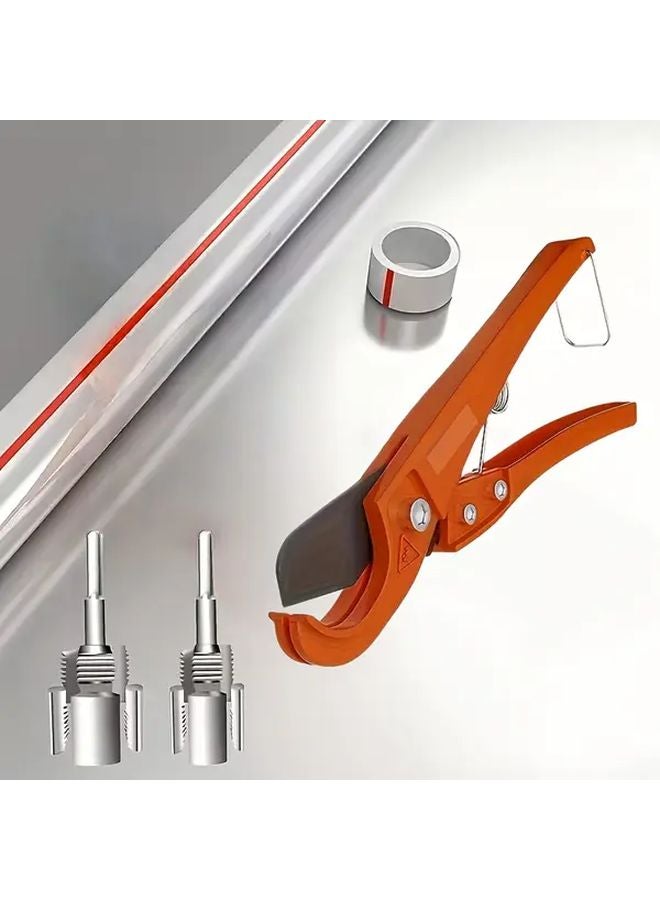 5pcs Heavy Duty Pipe Threading Tool Kit Drill Adapter For DIY Plumbing Repair - Image 2