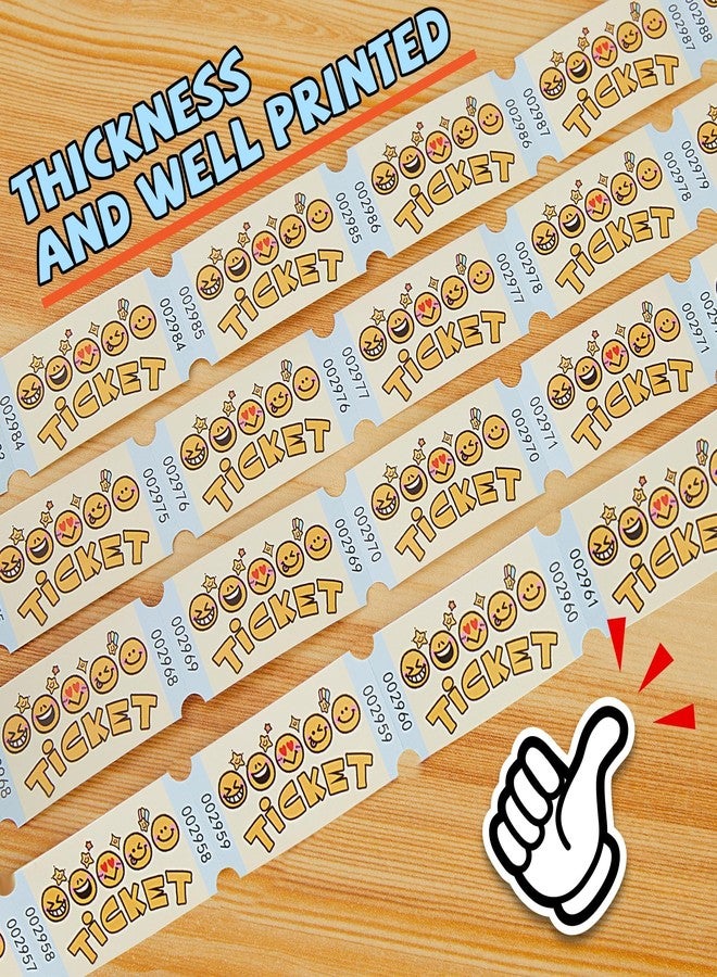 Amviner Single Roll Raffle Tickets for Classroom, Party Raffle Tickets for Events, School Carnivals, Class Reward, Family Games, Arcade, Entry, Fall Carnival, Door Prizes (1000 Pcs) - Image 5
