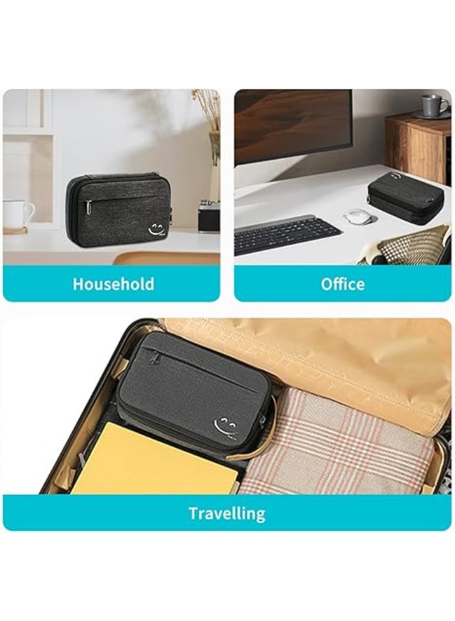 Travel Electronic Cord Organizer Travel Case, Travel Cable Organizer Bag For Charger, Phone, Sd Card, Sim Card, Earphone, Usb Drives - Image 4
