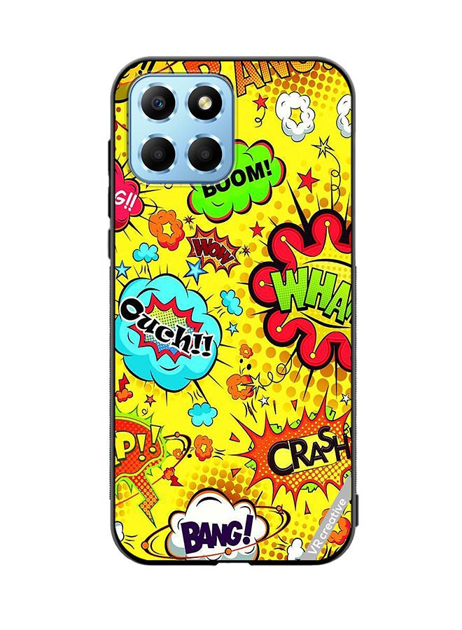 VR CREATIVE Protective Case Cover For Honor X8 5G Multiple Stickers Design Multicolour - Image 1