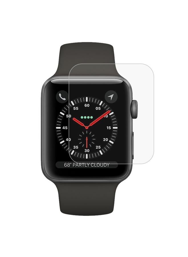 إيروريكس قطعتان لساعة Apple Watch مقاس 42 مم، 0.2 مم، صلابة السطح 9H، 2.15D، غشاء شاشة زجاجي مقوى مقاوم للانفجار - Image 1