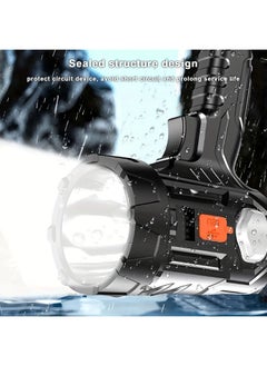 XiuWoo Super Bright Solar Rechargeable LED Spotlight Flashlight Searchlight  - Image 4