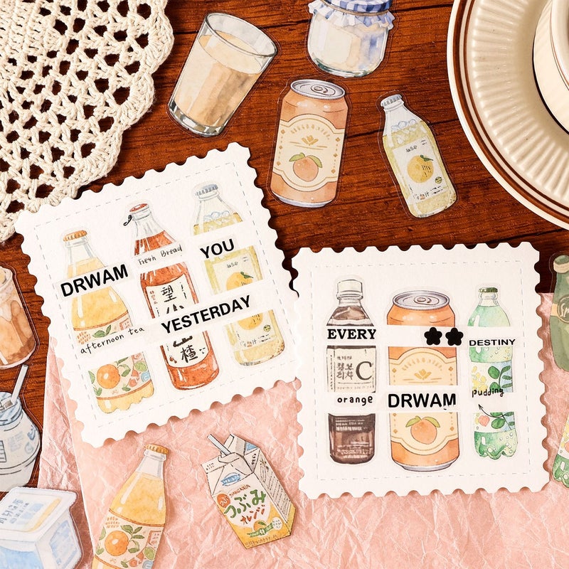 Yuezhen Creative Stickers - Soft Drawing Daily Series - Daily Items Illustration Theme Scrapbooking Decoration Stickers - Image 4