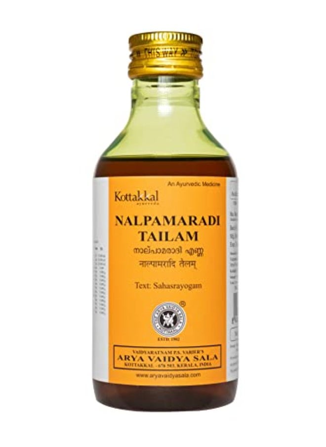Kottakkal ayurveda Kottakkal ayurveda Nalpamaradi Tailam - Oil, 200 Ml, For Hair & Skin (Pack Of 1)  - Image 1