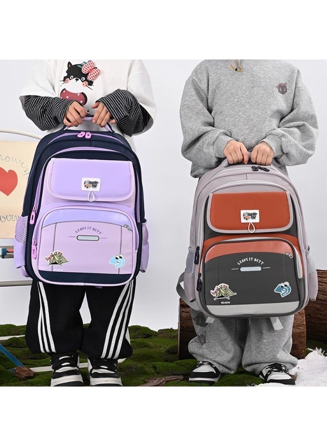 Kids School Backpack Grades 1-3, Large Capacity Waterproof Ergonomic Lightweight  Bag - Image 5