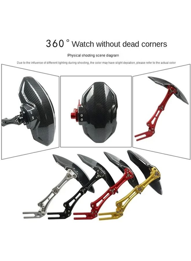 Titanium Color CNC Aluminum Alloy Adjustable Motorcycle Bike Rear Wheel Fender Universal Modification - Image 3