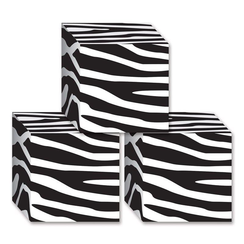 Beistle Zebra Print Favor Boxes