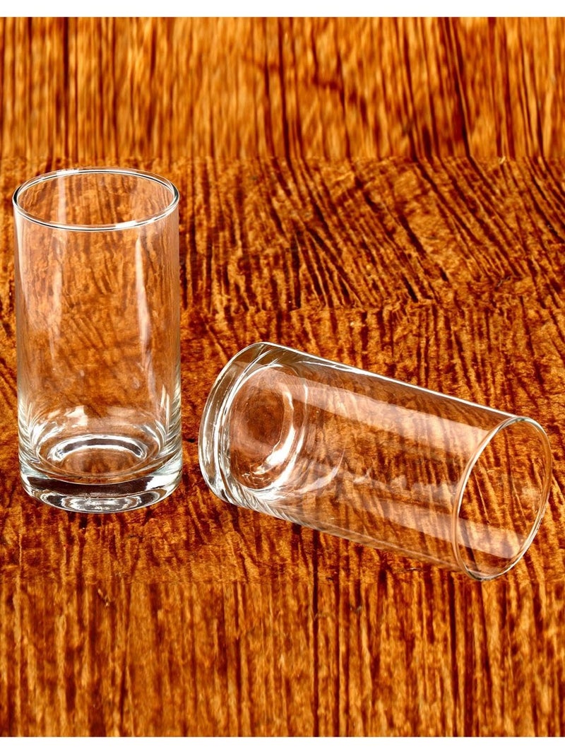 AFAST Clear Elegance Timeless Glass Designs for Every Occasion 300 ml Capacity Pack of 4 Size 14 X 6 X 6 CM - Image 2