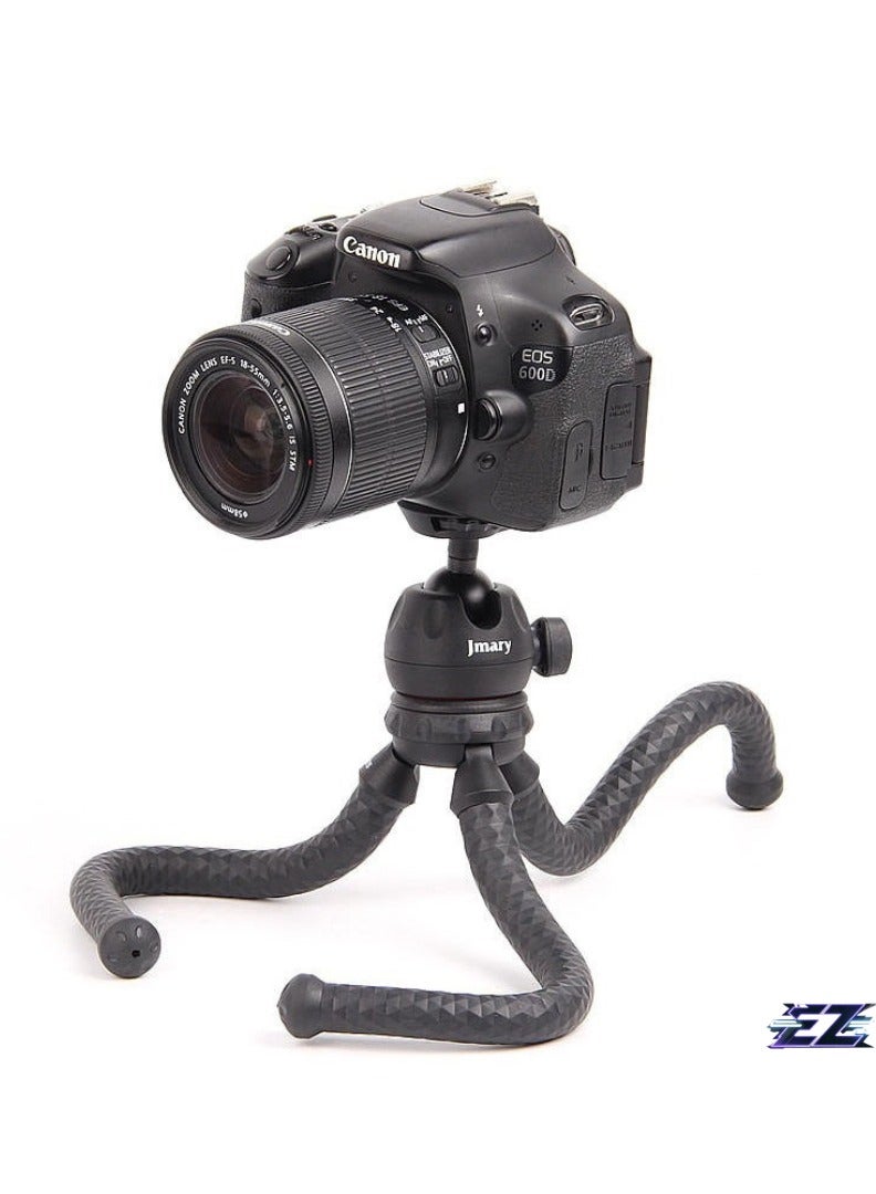 ELTRAZONE Flexible Lightweight Tripod with 360° Rotation – Durable Silicone-Aluminum Build, Universal Phone/Camera Compatibility, 1.5kg Load Capacity - Image 4