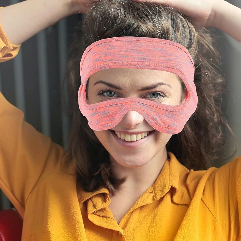 غطاء سماعة الواقع الافتراضي الأسود القابل للغسل سريع الجفاف قابل للتنفس مضاد للانزلاق يمتص العرق ملحق للألعاب - Image 3