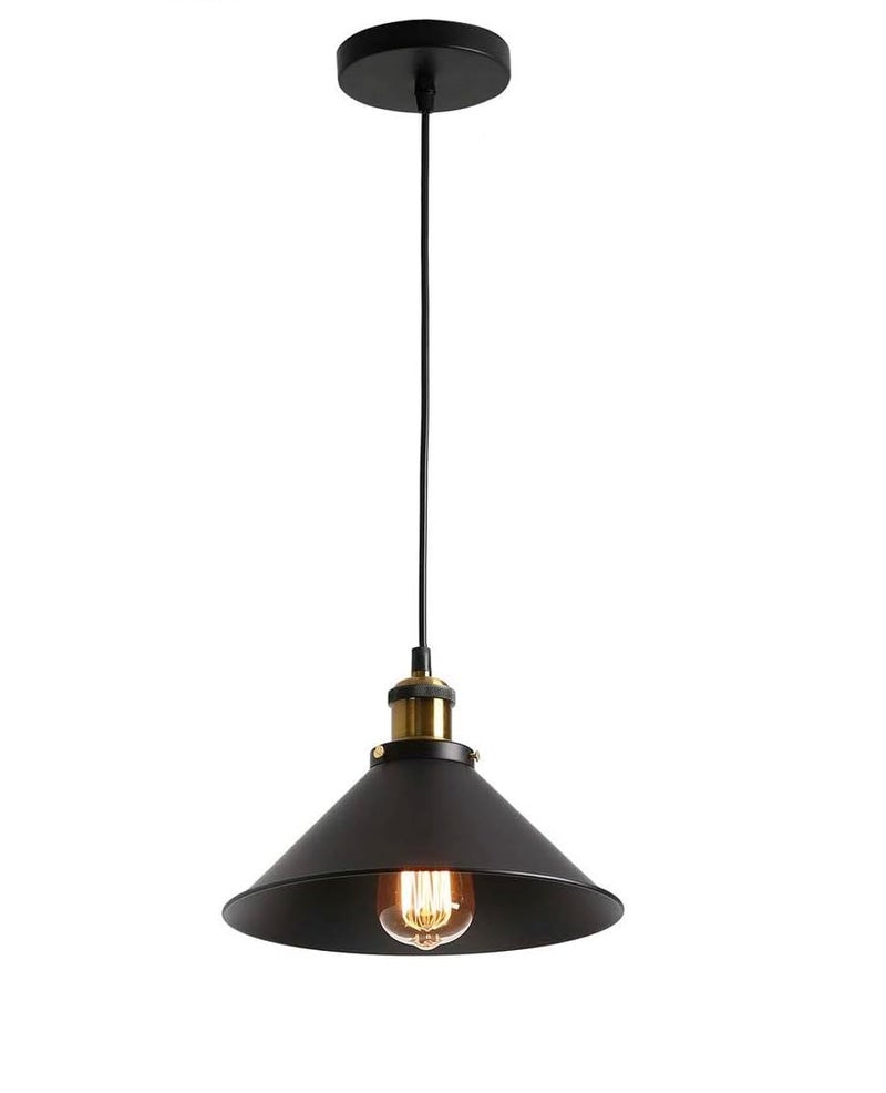 Groeien Retro Industrial Vintage Chandelier Edison Design Ceiling Light E27 Metal Pendant Light for Kitchen Dining Room Home Ceiling Pendant Lamp(Bulb not Included)(Antique, 1) - Image 1