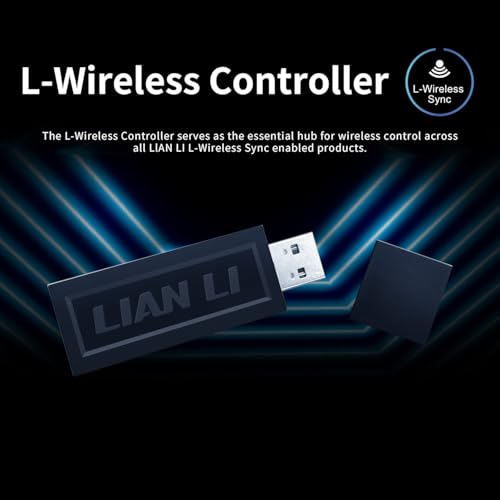 Lian Li UNI Fan TL LCD Wireless 120-Single Pack-2.4 GHz Wireless Signal ARGB Fan-Infinity Mirror-Daisy-Chain -Customizable Lighting Effects-Controller NOT Included & Required - Black (12TLLCD1W1B) - Image 4