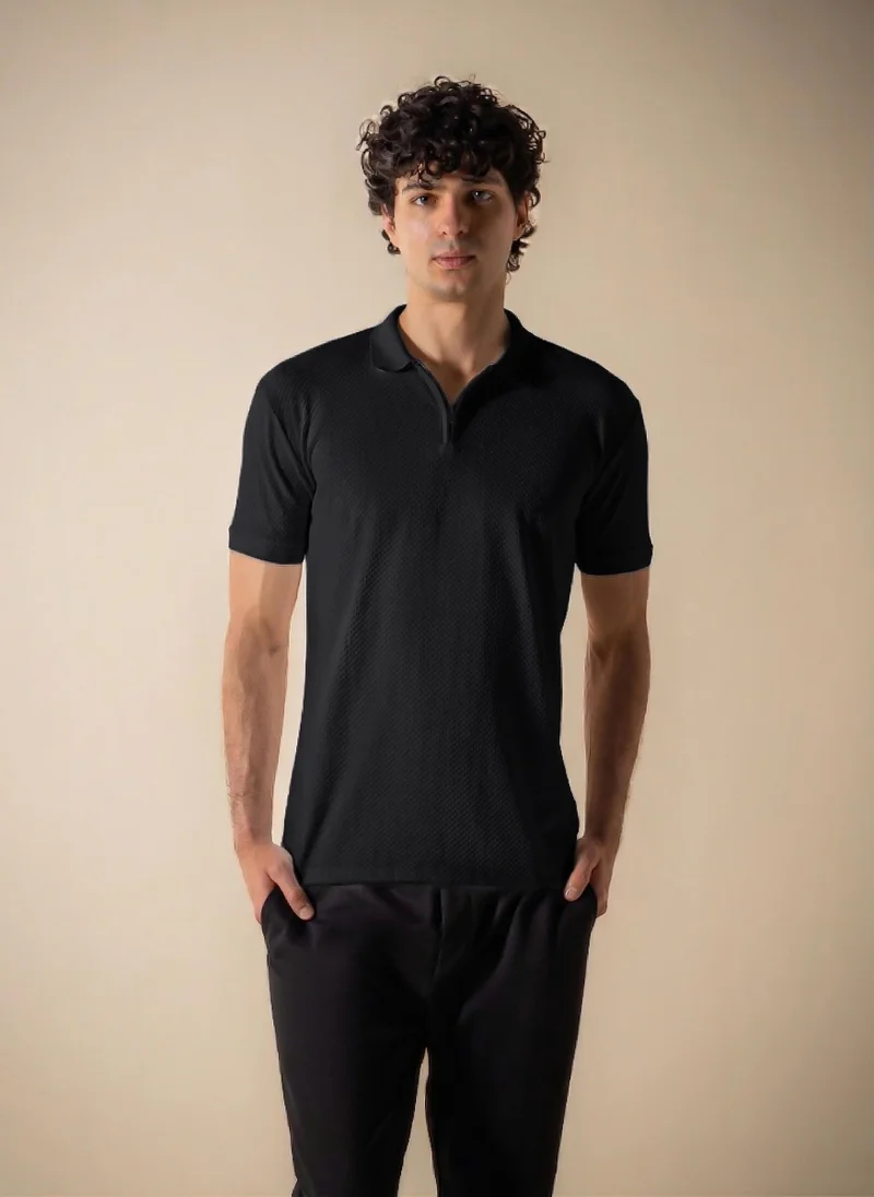 شايبس SLIM TEXTURED POLO SHIRT