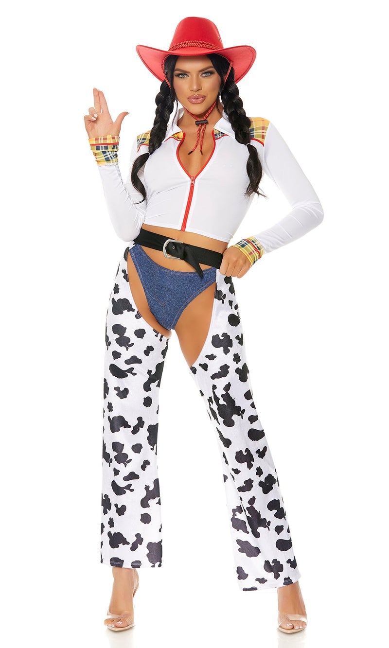 Forplay Womens Keep It Light Cowgirl Adult Sized Costumes, Multicolor, Medium/Large US - Image 5