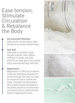 Kerstin Florian Mineral Wellness Soak with Magnesium, Concentrated Bath and Shower Salts to Sooth & Relieve Tired Muscles, Natural Minerals Detoxify The Body & Soften Skin (16 fl oz)  - Image 3