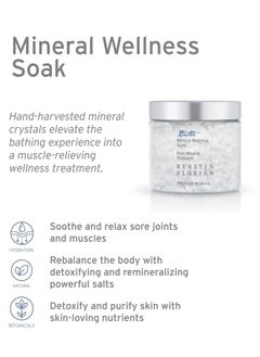 Kerstin Florian Mineral Wellness Soak with Magnesium, Concentrated Bath and Shower Salts to Sooth & Relieve Tired Muscles, Natural Minerals Detoxify The Body & Soften Skin (16 fl oz)  - Image 2