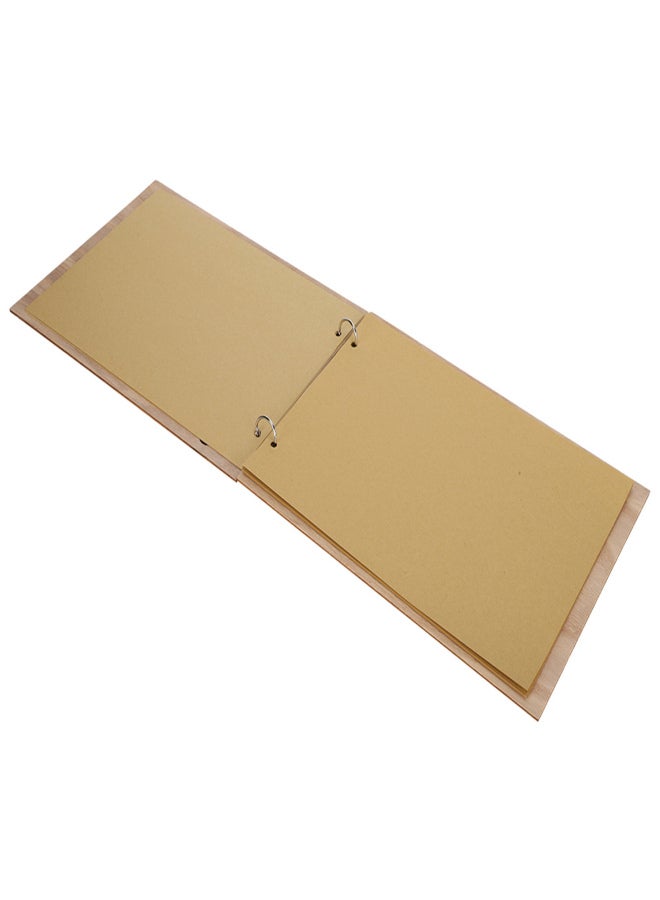 Wooden Wedding Guest Book Album Message Notebook for Wedding Engagement DecorationType 3 - Image 5