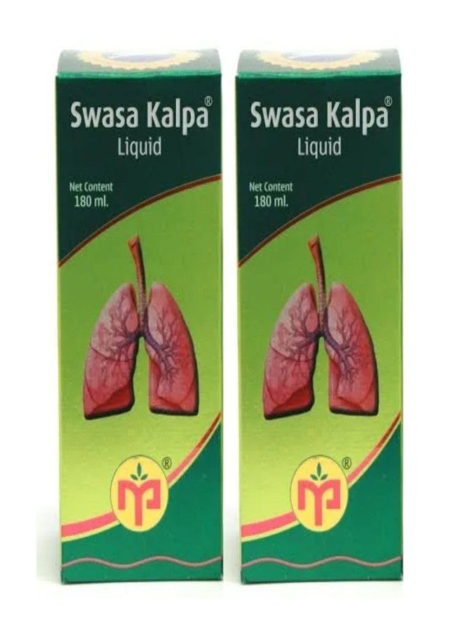 Maruthi Pharma Swasakalpa Swasa Kalpa Syrup for Respiratory Problems, 180 Ml - Pack of 2 - Image 1