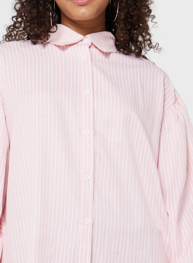 ELLA Stripe Button Down Shirt