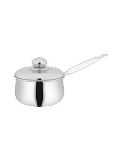 6 October Alu, Sepherical Sauce Pan With Lid &Stainless Steell Handle Size 16Cm  - Image 1