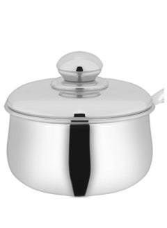 6 October Alu, Sepherical Sauce Pan With Lid &Stainless Steell Handle Size 16Cm  - Image 3
