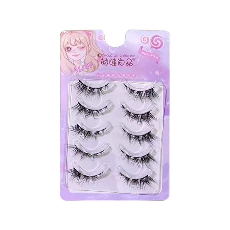 Moe Lashes Shang Pin Thai Fox False Eyelashes Oblique Flying Light Mixed Blood Imp Whole Thick Natural Cartoon Eyelashes - Image 5