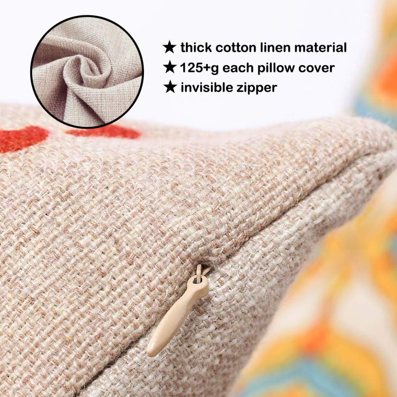 TRENDIN Welcome to Our Beach House Pillow Cover 20x12 Inch for Cabin Lodge Decor Couch Pillowcase Cotton Linen PL453TR - Image 4
