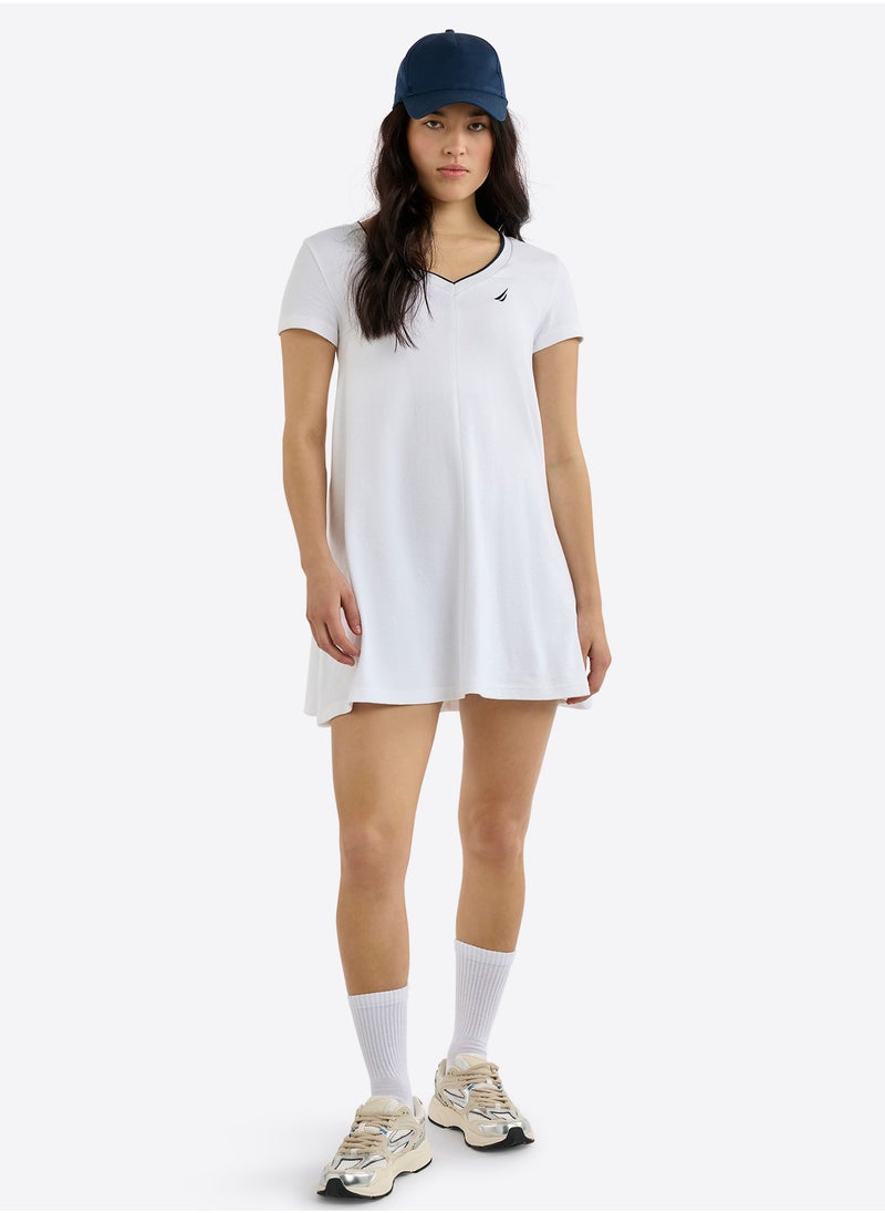 NAUTICA Short sleeve Premium Cotton Knee length Dress  - Image 4