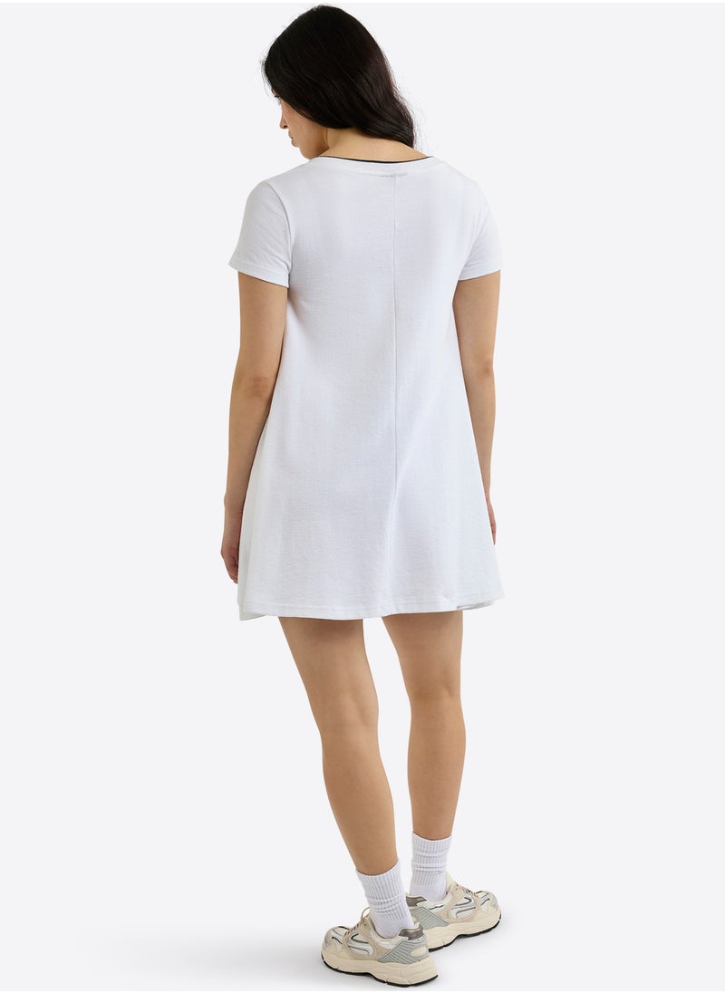 NAUTICA Short sleeve Premium Cotton Knee length Dress  - Image 3