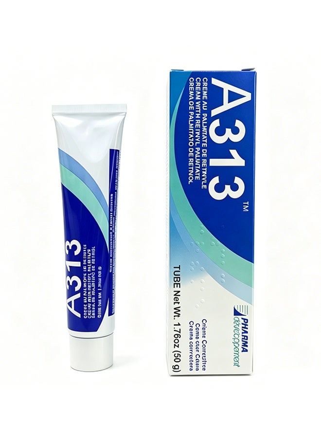 A313 Retinyl Palmitate Corrective Face Cream, Anti Aging Wrinkle Reducing Skin Repair Moisturizing Facial Treatment Cream Improve Rough Dull Uneven Skin Tone Firming Daily Skin Care Cream 50g - Image 1