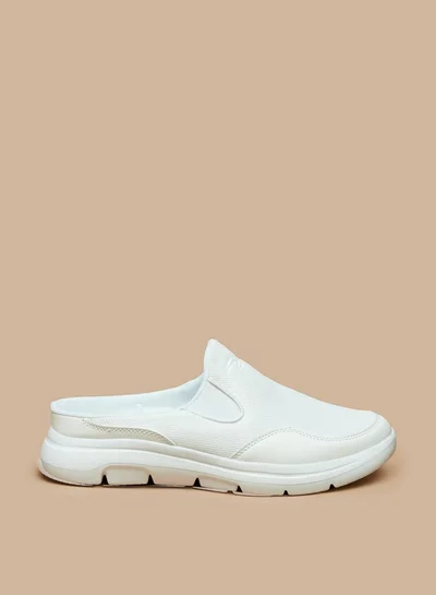 داش Women's Monotone Slip-On Lightweight Walking Shoes