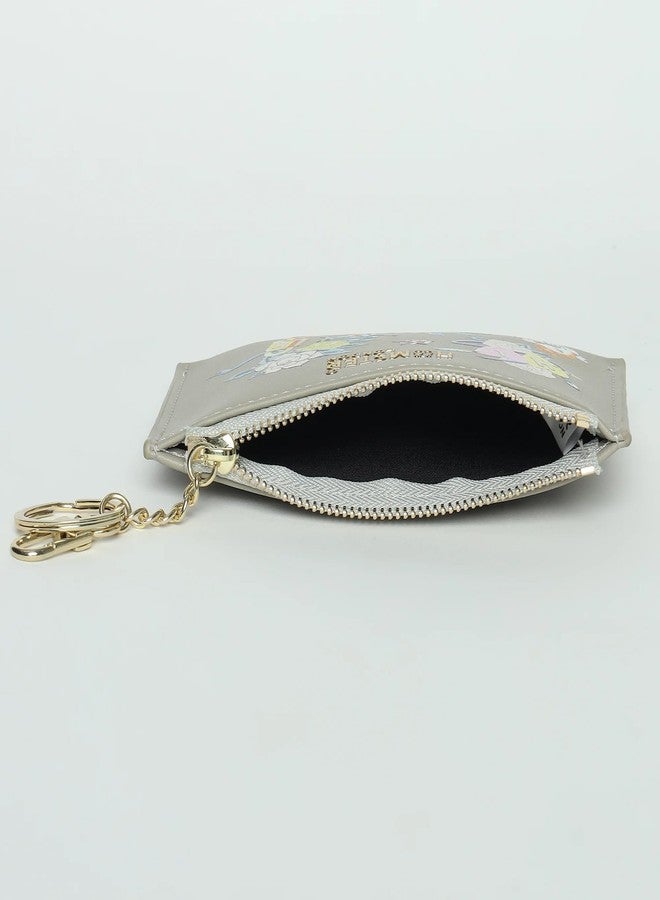 Hamster London Millionaire Victoria Card Case with Zip - Grey - Image 2