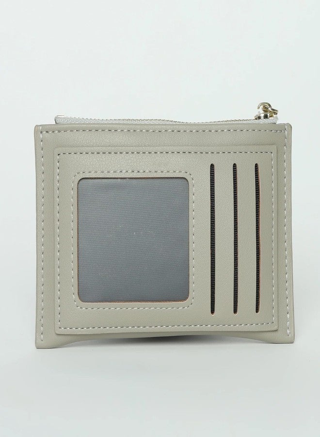 Hamster London Millionaire Victoria Card Case with Zip - Grey - Image 3