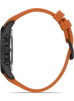 FERRO Quartz Silicone Orange 45 mm Functions Active Men's Wristwatch  - Image 2