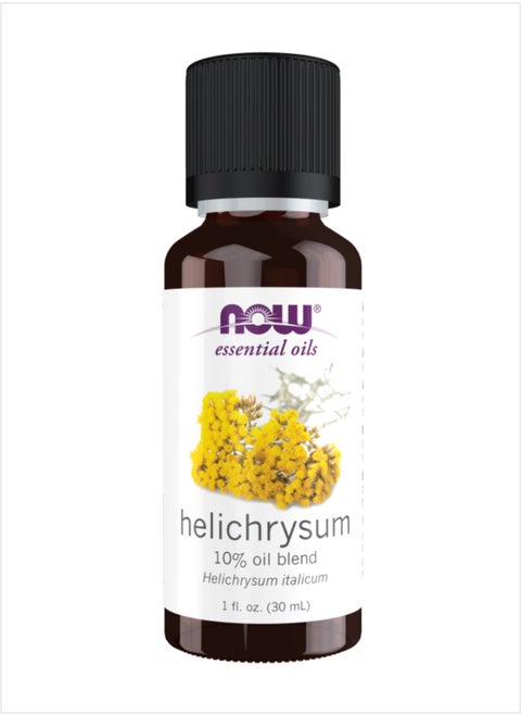 NOW Helichrysum Essential Oil Blend - 10% Pure Restorative Oil, 30ml