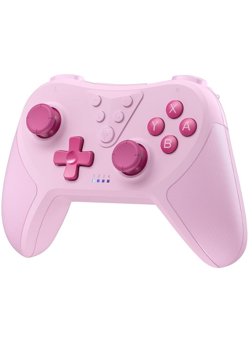 general Classic Gamepad EasySMX T37 Switch Controller Bluetooth Gaming Controller for Switch/Switch Lite/Switch OLED with 6-Axis Gyro Dual Vibration Adjustable Dual Turbo One Key Wake up Enhanced Switch Remote 400mAh Battery Light Weight Ergonomics and Anti-Slip Design - Image 1