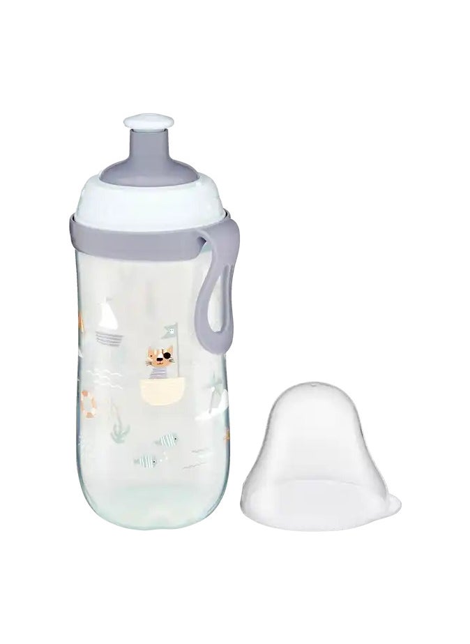 ROSSMANN - German Brand, Babydream Water Bottle with Pop-Up Closure 360ml, Blue – Kids Sippy Cup for Boys and Girls, for Nursery, Spill-Proof, Ideal for Toddlers 18+ Months, Outdoor and Indoor Use. - Image 1
