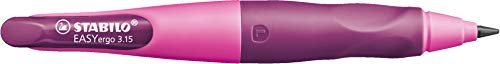 STABILO Ergonomic Mechanical Pencil EASYergo 3.15 - Left-Handed - Pink/Lilac + Sharpener - Image 2