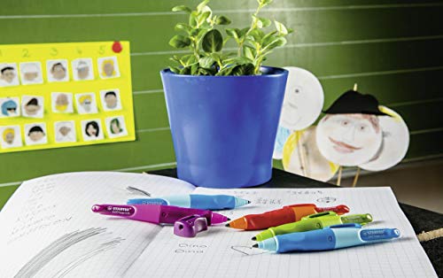 STABILO Ergonomic Mechanical Pencil EASYergo 3.15 - Left-Handed - Pink/Lilac + Sharpener - Image 5