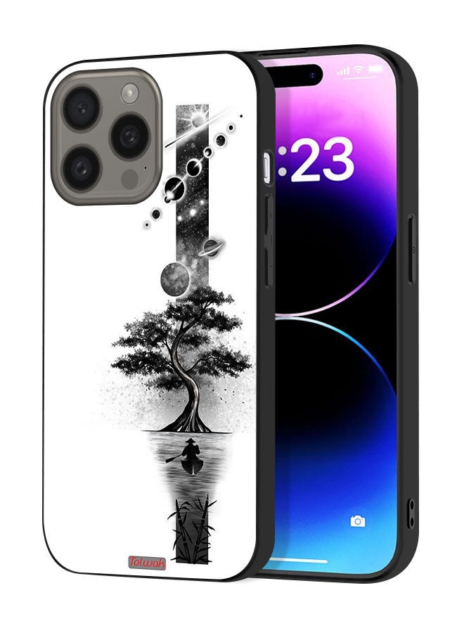 Tolwak Apple iPhone 15 Pro Max Protective Case Cover Earth Space Art - Image 1