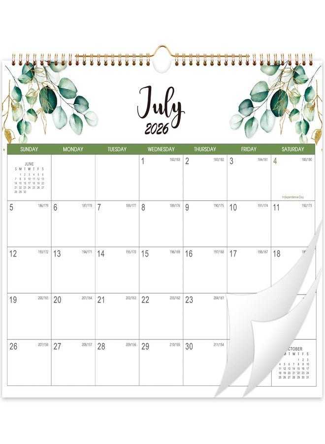 Feteulo Calendar 2026-2027 - Wall Calendar 2026-2027-, 18 Month Calendar from Jul. 2026 -Dec. 2027, 14.6" x 11.4", Twin-Wire Binding, Hanging Hook, Holidays, Julian Dates, Thick Paper - Image 1