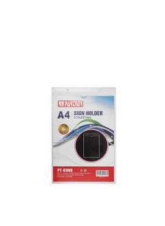PARTNER A4 Size Thick Acrylic Wallmount Sign Holder  - Image 1