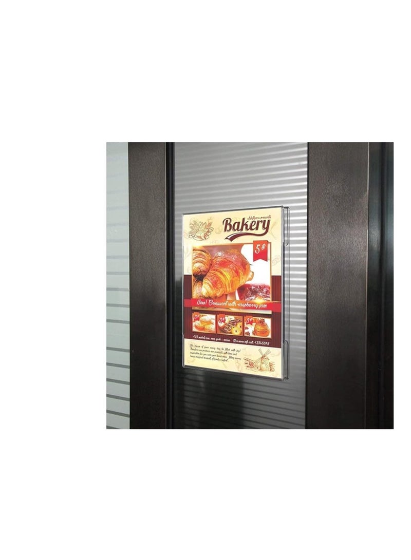 PARTNER A4 Size Thick Acrylic Wallmount Sign Holder  - Image 3