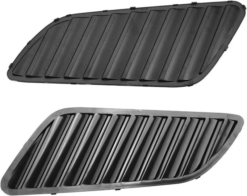 Engine Hood Vent Louvers Air Scoop Bonnet Vent Cover Compatible with E90 E91 E92 E93 F30 F80 E46 M3 Air Intake Cover Glossy Black(Black-M3 Style) - Image 2
