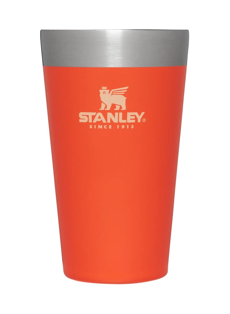 Stanley Adventure Stacking Beer Pint 16 OZ - Orange - Image 1