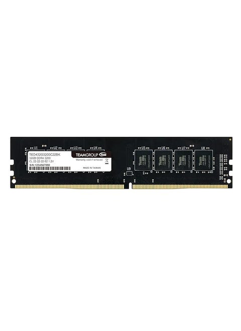 Elite Ddr4 32Gb Single 1 X 32Gb 3200Mhz Pc4 25600 Cl22 Unbuffered Non Ecc 1.2V Udimm 288 Pin Pc Computer Desktop Memory Module Ram Upgrade Ted432G3200C2201