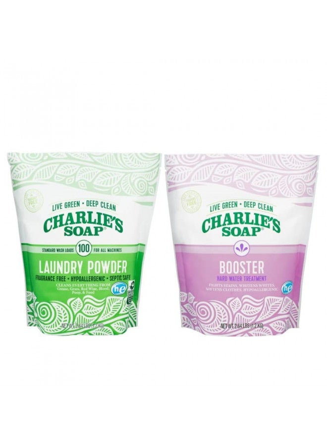 Charlie's Soap Charlie's Soap HE 100 Load Laundry Powder and Booster  - Image 1