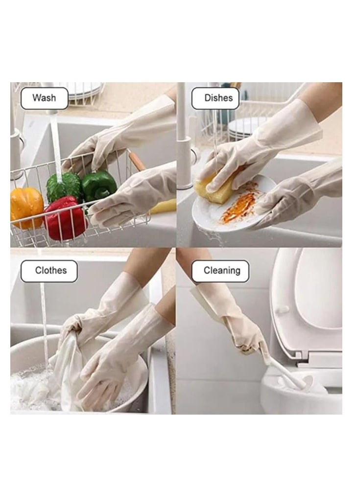 Generic Waterproof Kitchen Dish Washing Gloves Firm Grip, Effective and Reliable for Easy Cleaning, Kitchen Utensil Washing Gloves Diffrent sizes  - Image 5