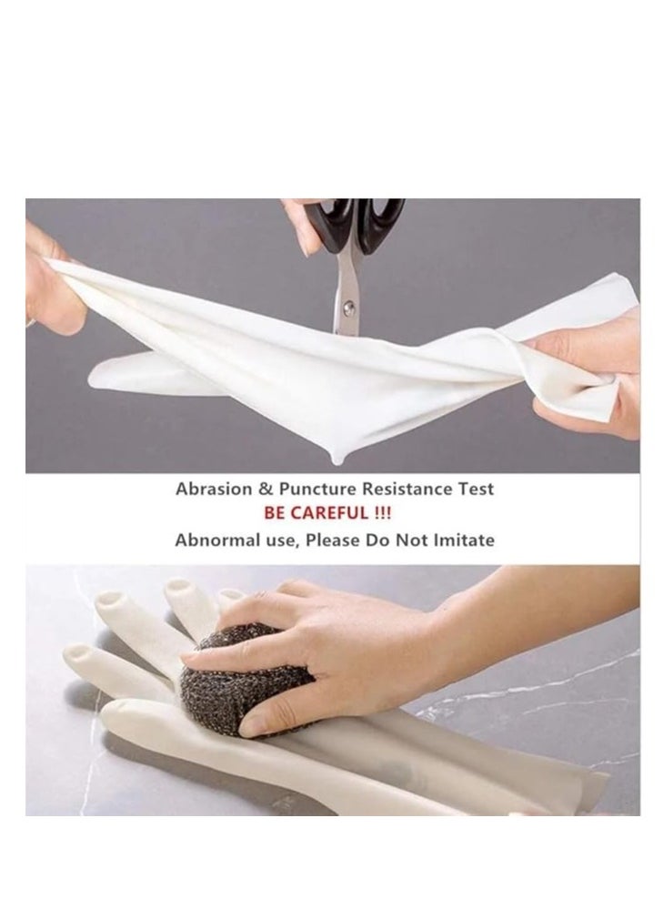 Generic Waterproof Kitchen Dish Washing Gloves Firm Grip, Effective and Reliable for Easy Cleaning, Kitchen Utensil Washing Gloves Diffrent sizes  - Image 3